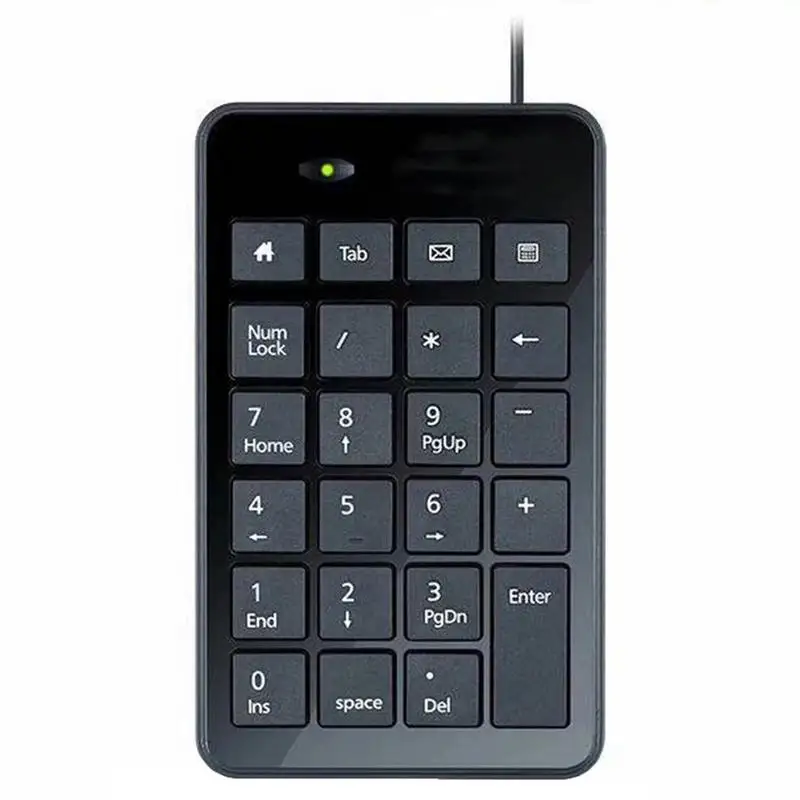 

10 Key USB Keypad Financial Accounting Silent Typing 10 Number Keys Numeric Numpad Portable Small Financial Accounting Silent