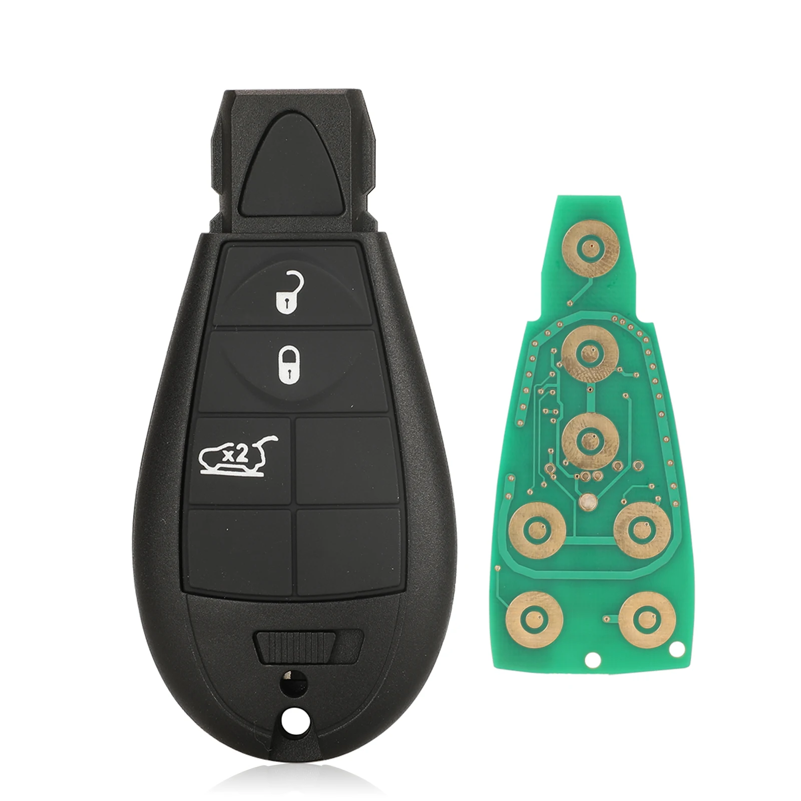 

Jingyuqin GQ4-53T Fobik дистанционный смарт-ключ от автомобиля для Jeep Cherokee Sport KL 2014-2019 2/3/4 кнопки 433 МГц FSK 4A-PCF7952E чип