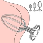 Новый стиль металлическая Анальная пробка с вырезами Анальная пробка фаллоимитатор для женщин парный мастурбатор интимные товары анальные игрушки секс-игрушки для взрослых 18