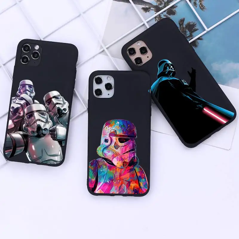 

Disney Cute Star Wars Phone Case for iphone 13 12 11 Pro Mini XS MAX 8 7 Plus X 2020 XR cover