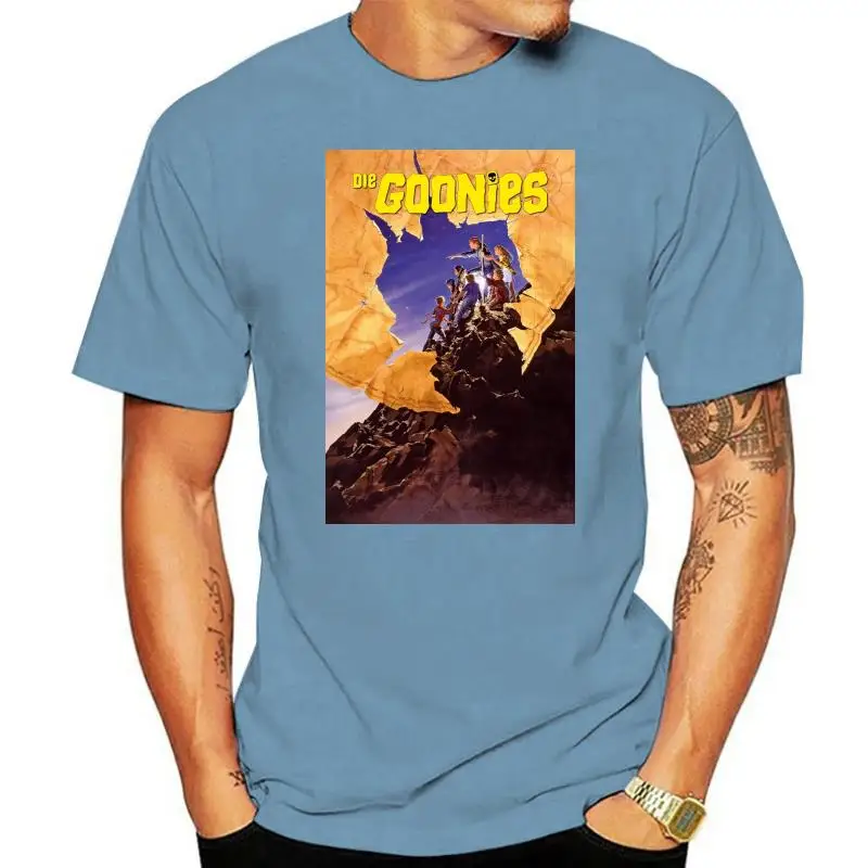 Футболка The Goonies V3 белый плакат все размеры S...5Xl