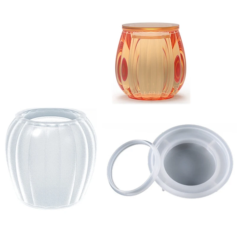 Герметичная коробка для хранения форма силиконовой смолы с 1 крышкой и