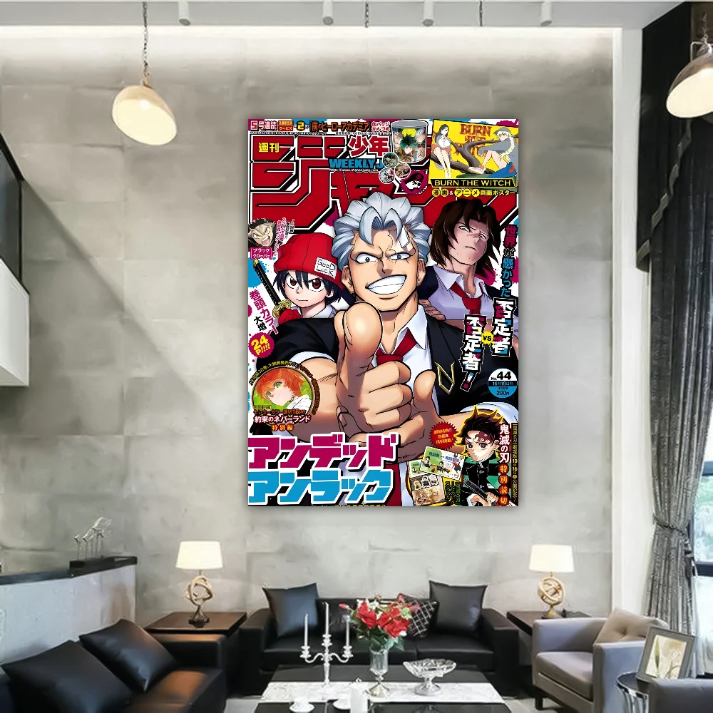 Undead Unluck АНИМЕ DIY липкий плакат водостойкая бумажная наклейка кофейный дом