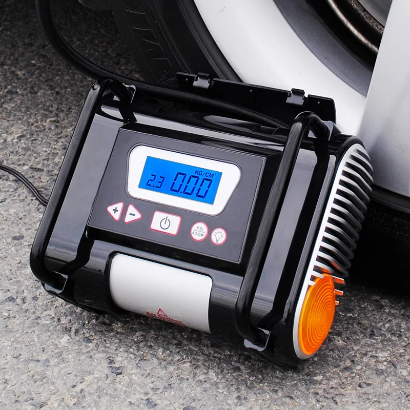 On-board air pump car tire air pump car digital display portable inflator preset tire pressure
