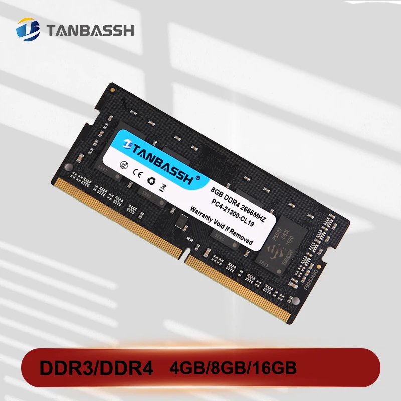 

Оперативная память TANBASSH DDR4 DDR3 8 ГБ 4 ГБ 16 ГБ 2133 2400 2666 МГц SO DIMM для ноутбука высокопроизводительная Память DDR4 1,2 в DDR3 1,5 В/1,35 в