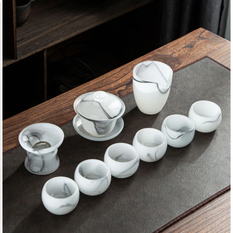 

Kung Fu Chinese Teaware Sets Luxury Office Portable Traditional Teaware Sets Household Jogo De Talheres Kichens Items WZ50TS