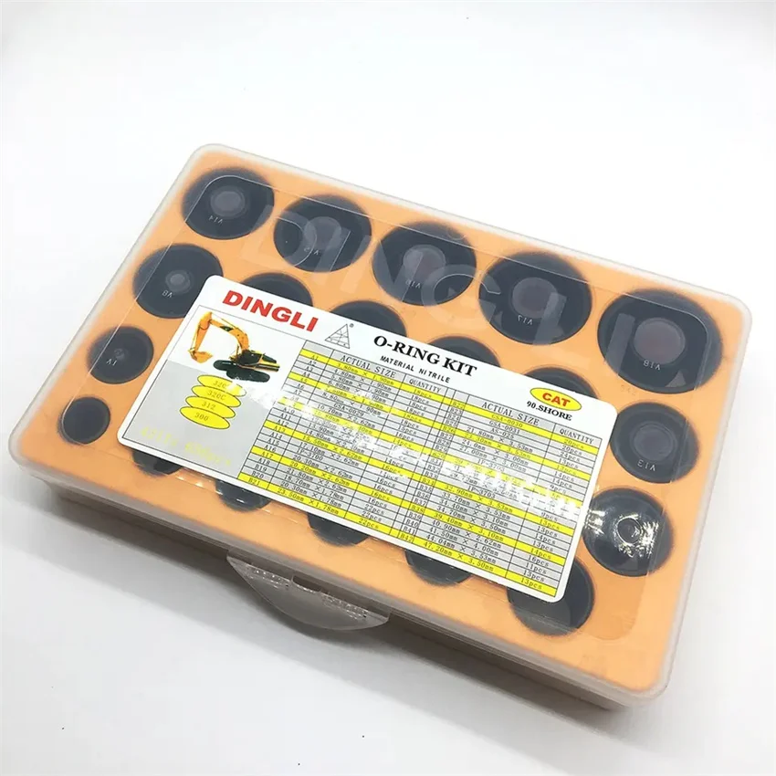 

Комплект уплотнительных колец для гусеницы E320 320B 320C 330C, 656 шт., 42 размера, универсальные уплотнительные прокладки для экскаватора