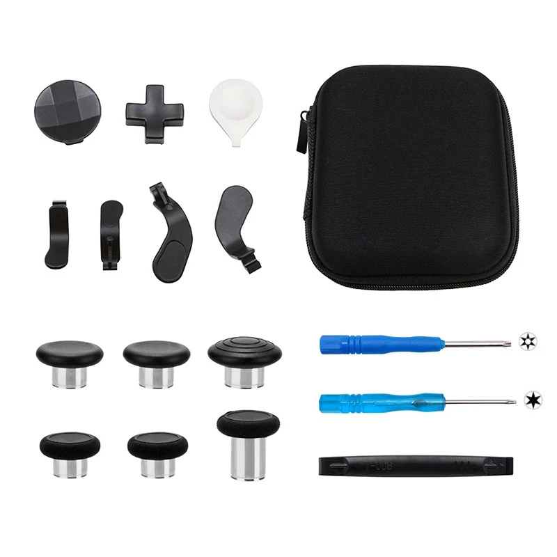 

For One Elite Handle 2Nd Generation Button Accessory Set Thumbsticks Joystick Caps Rocker Cross Key Puller