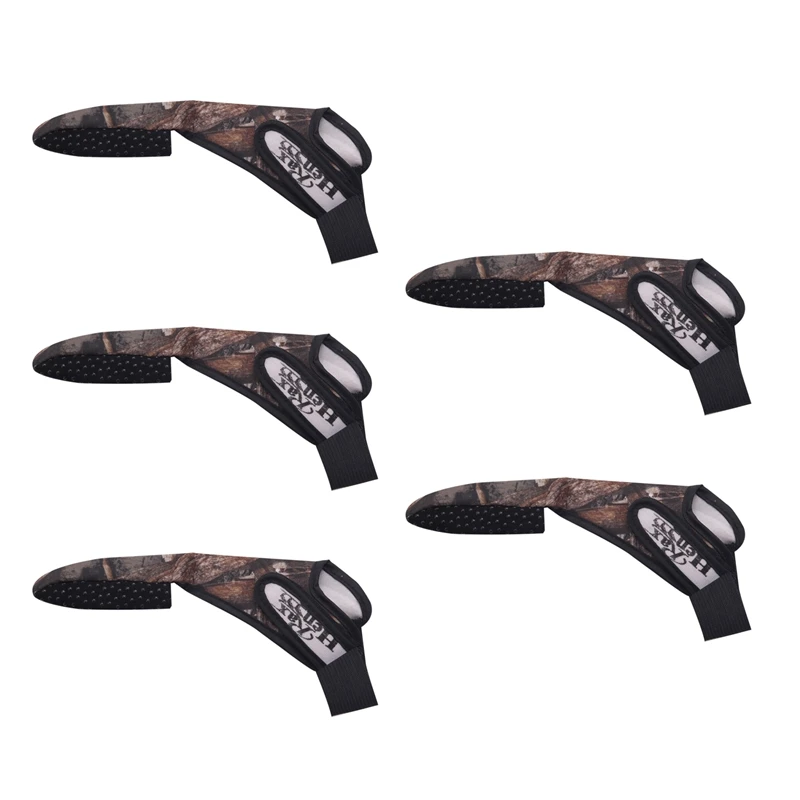 5X Casting Glove Finger Stall Protector Sea Fly Carp Fishing Camouflage
