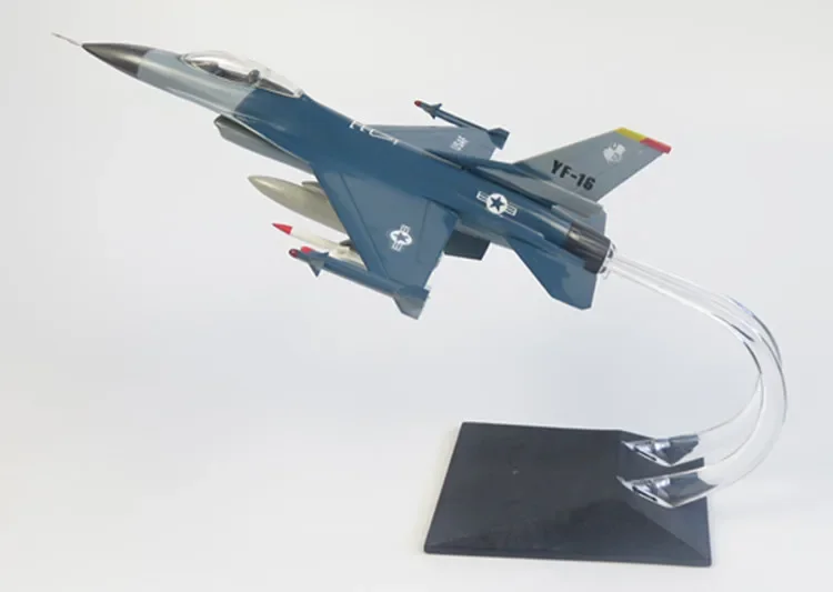 

1:72 ABS Static Simulation Fighter Aircraft model USA USAF YF-16 Airlines Fighter DIY Assembled airplane model Military Plane