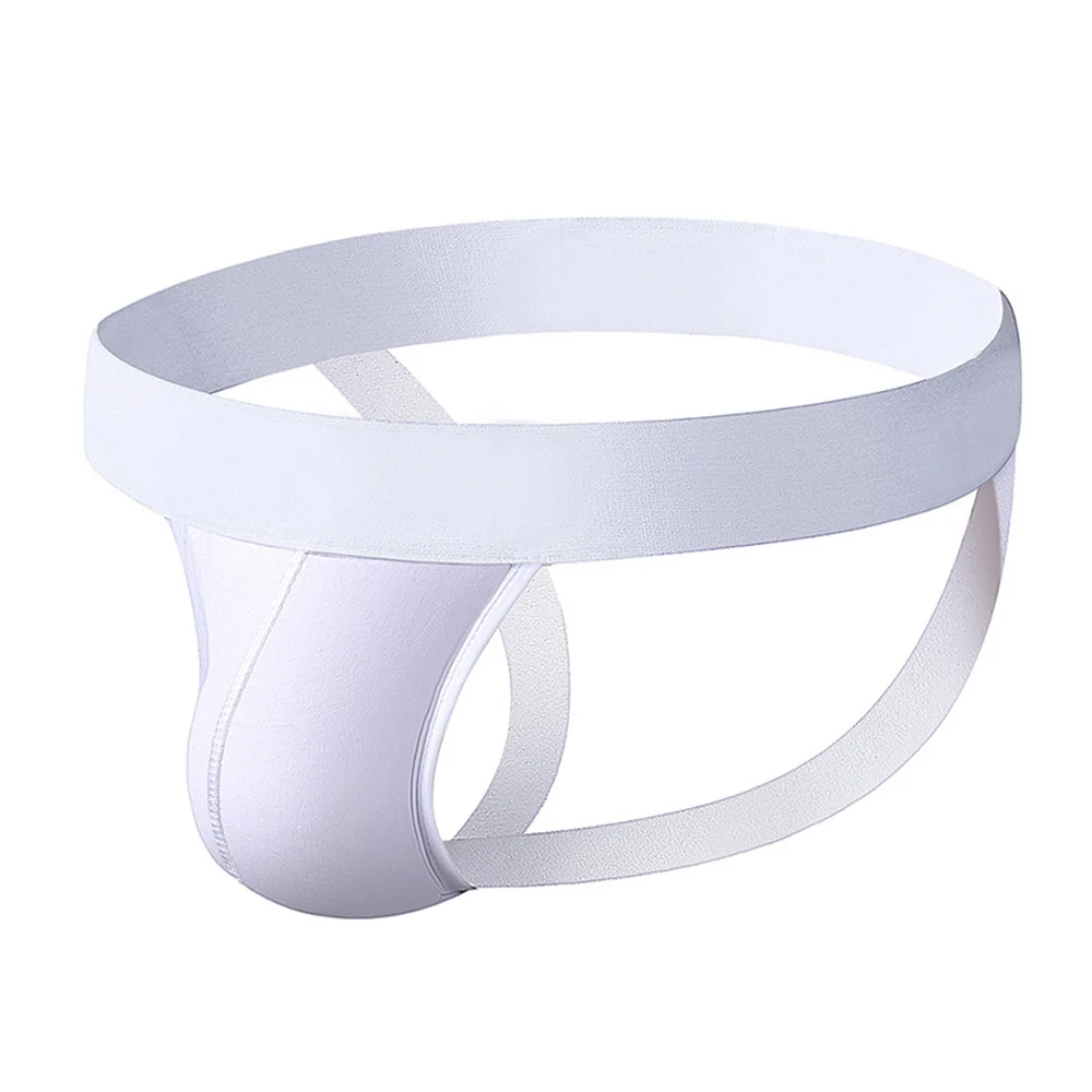 Трусы-стринги мужские с карманом пикантное нижнее белье растягивающиеся дышащие