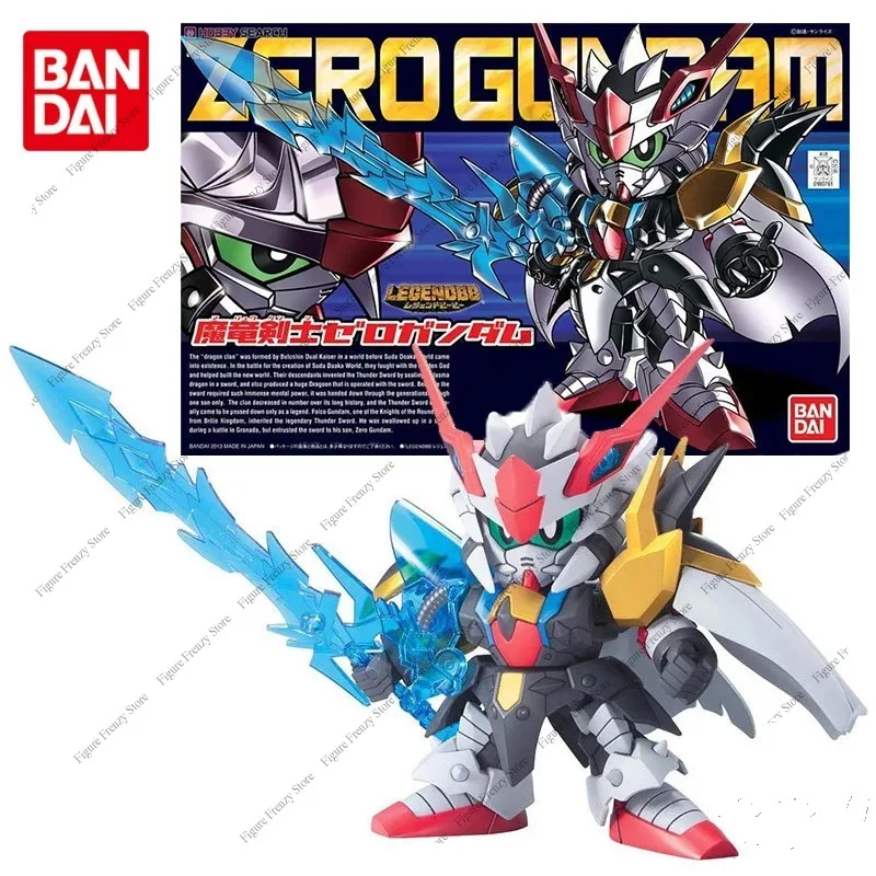 Фото Специальное предложение: Оригинальный сборный набор моделей Gundam Bandai, аниме-фигурка SD BB 378 Zero Gundam, коллекционная модель Gunpla, игрушка-фигурка для коллекционирования №2