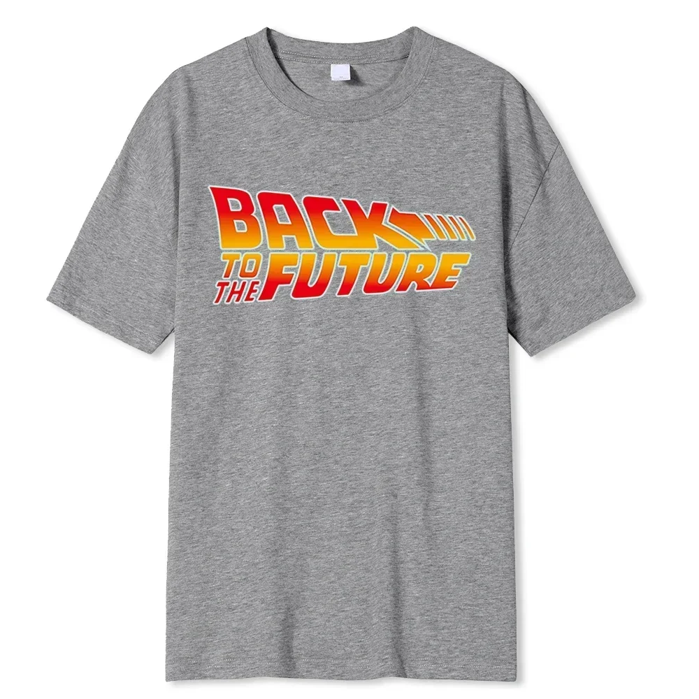 Мужская хлопковая футболка Back to the future