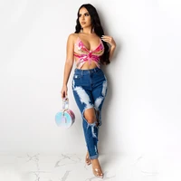y2k top women 2020 multi color bandage butterfly sequin crop top vintage womens lace up tank corset woman clothes for summer
