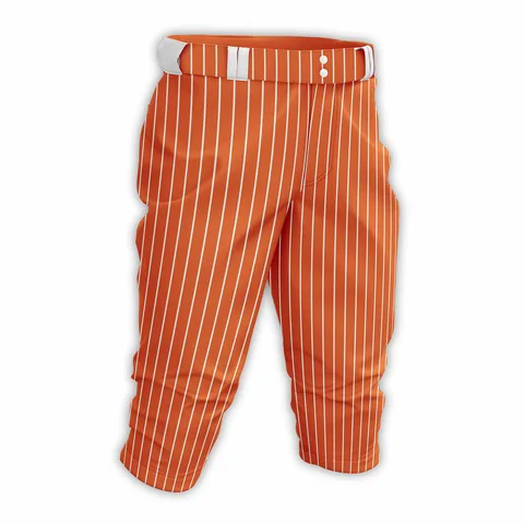 Стильные белые полосатые Бейсбольные брюки средней длины с мягким шаром идеально подходят для мужчин и женщин - изображение