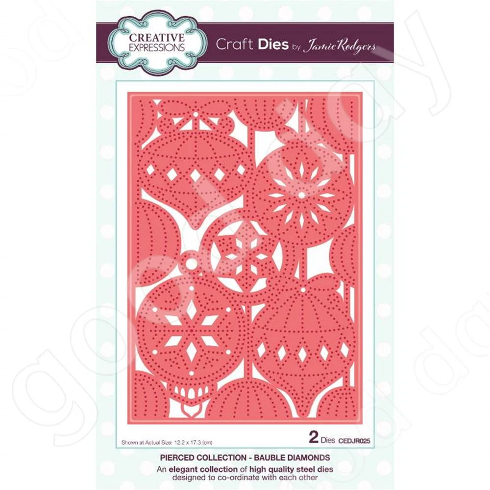 

Bauble Diamonds Craft Metal Cutting Dies Scrapbook Diary Decoration Embossing Template Diy Greeting Card Handmade Hot Sale New