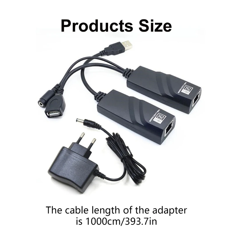 Удлинитель сетевого кабеля USB2.0 к RJ45