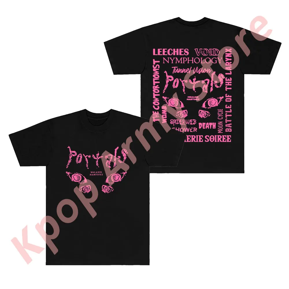 Футболки Melanie Martinez Portals Tour с логотипом летняя футболка для женщин и мужчин модная