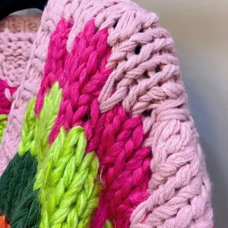 [ZOCI] Стиль продукта Повседневный свитер с длинными рукавами в контрастную