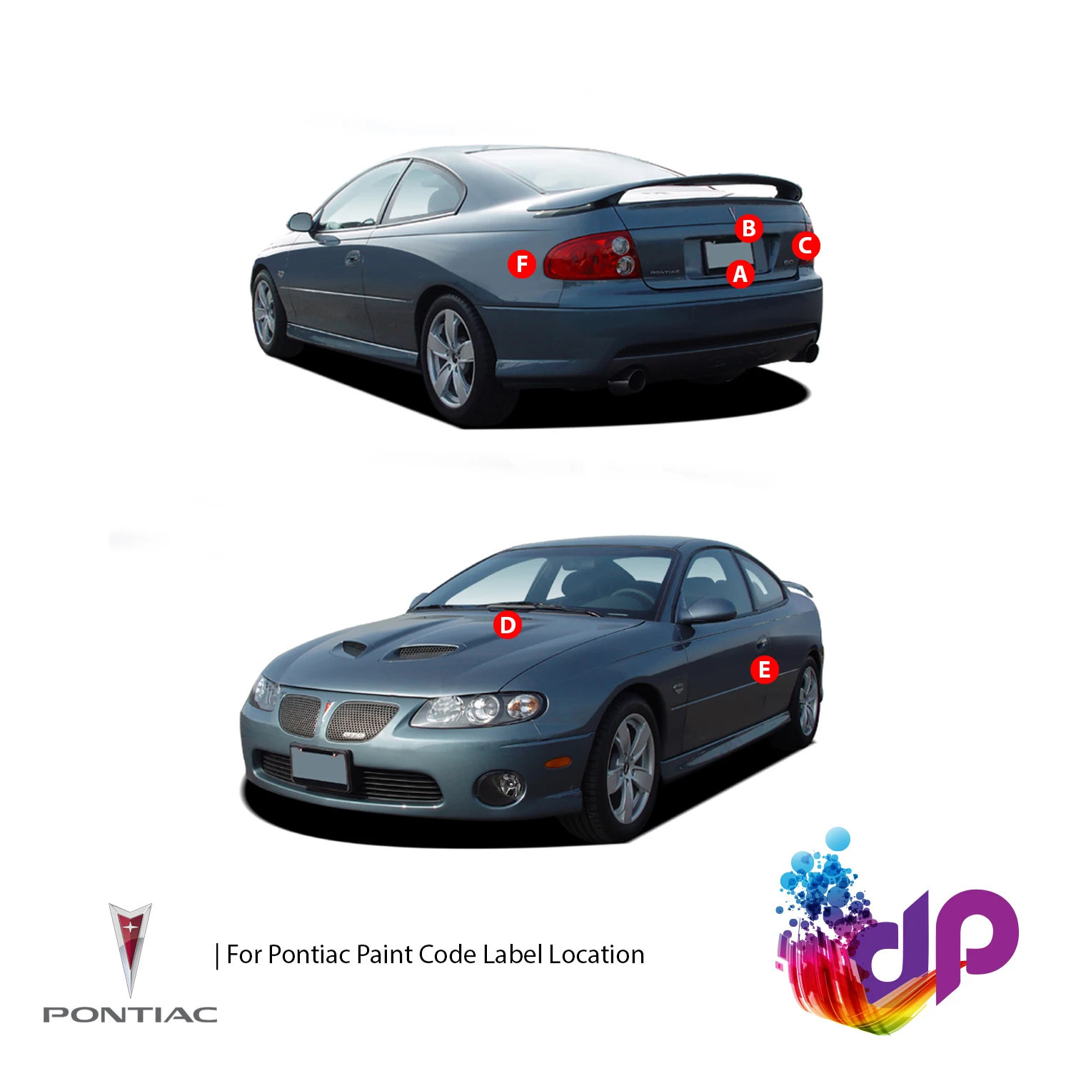Краска для Pontiac автомобильная краска подкрашивания светильник кашемировый