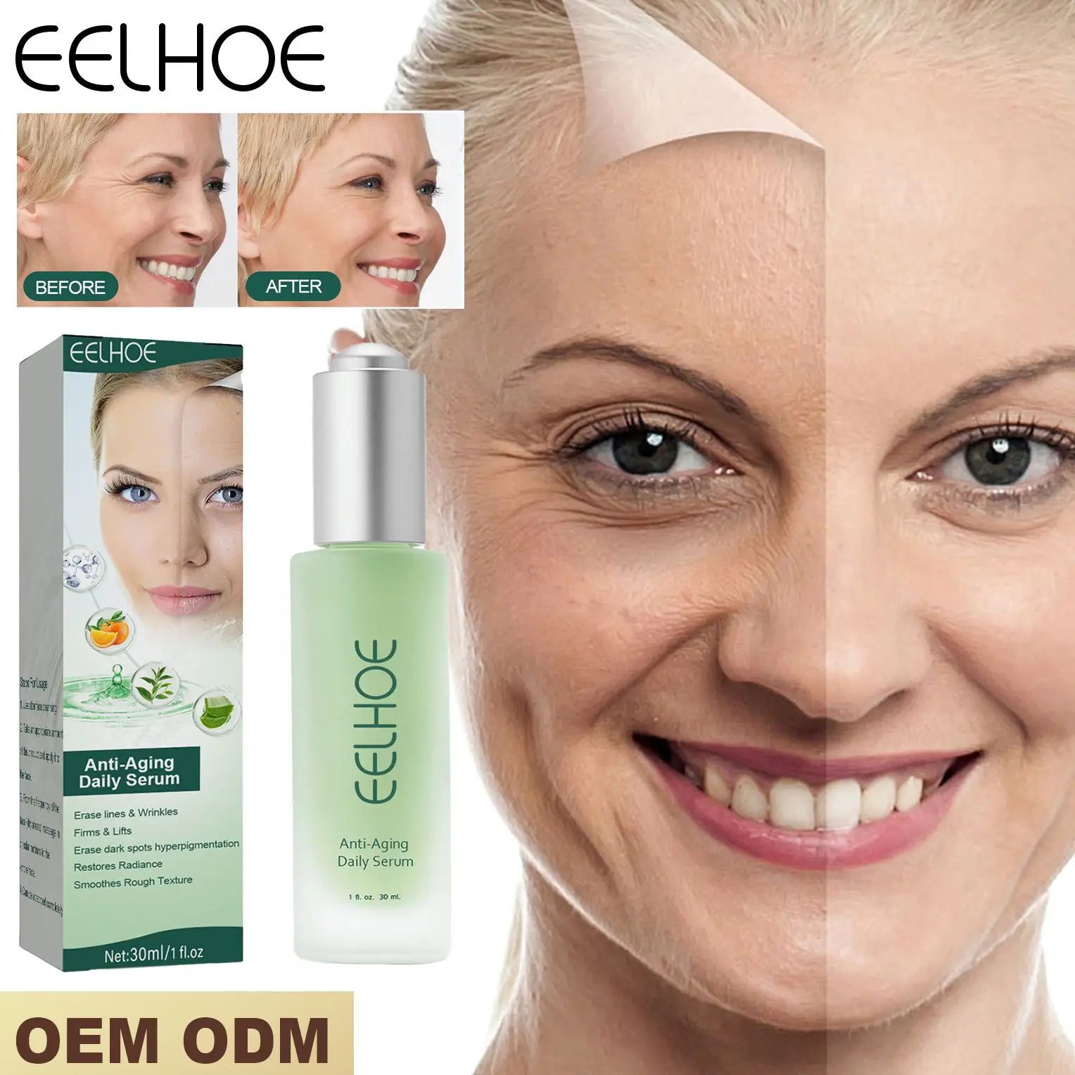 

Deep Anti Wrinkle Essence Reduces Fine Lines Dark Circles Under The Eyes Regulates Skin Tone Lifts Tightens Moisturizes Protects