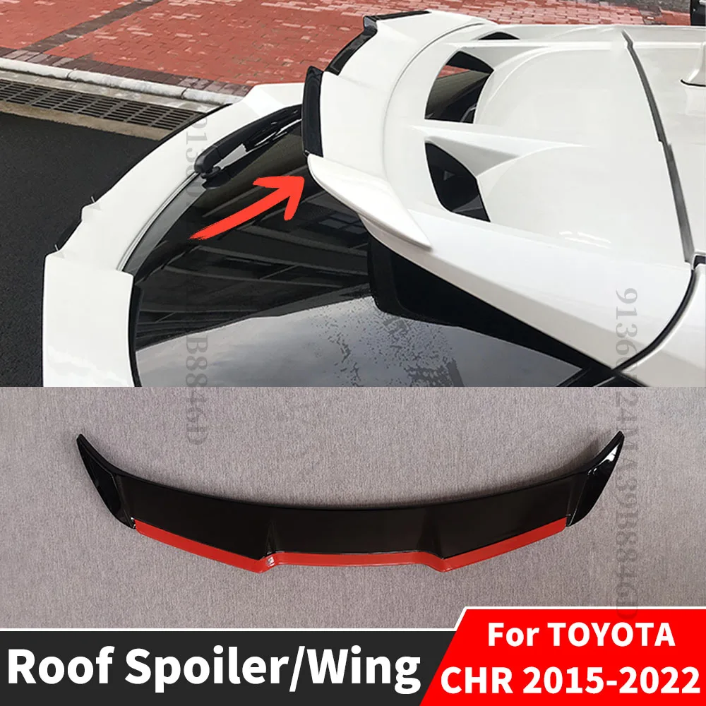 

Body Kit Sport Tuning Rear Roof Trunk Spoiler Wing Tuning Accessories Boot Lip Tail For TOYOTA 2015-2022 CHR C-HR Air Deflector