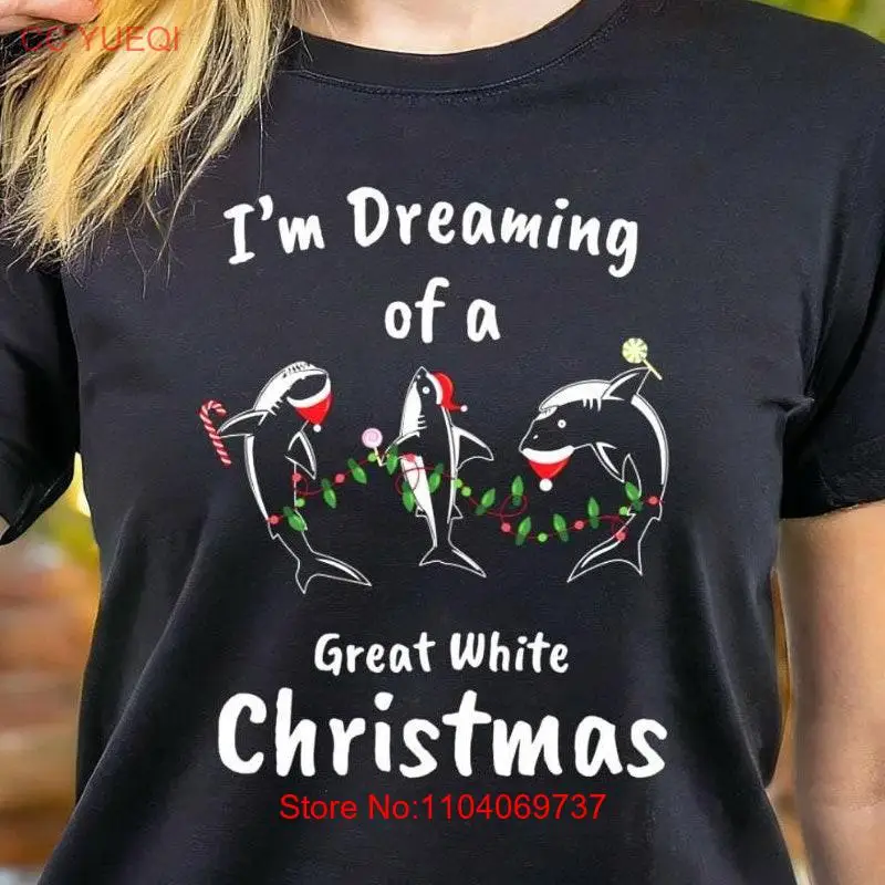 Я мечтаю великой белой рождественской футболки забавная футболка счастливого