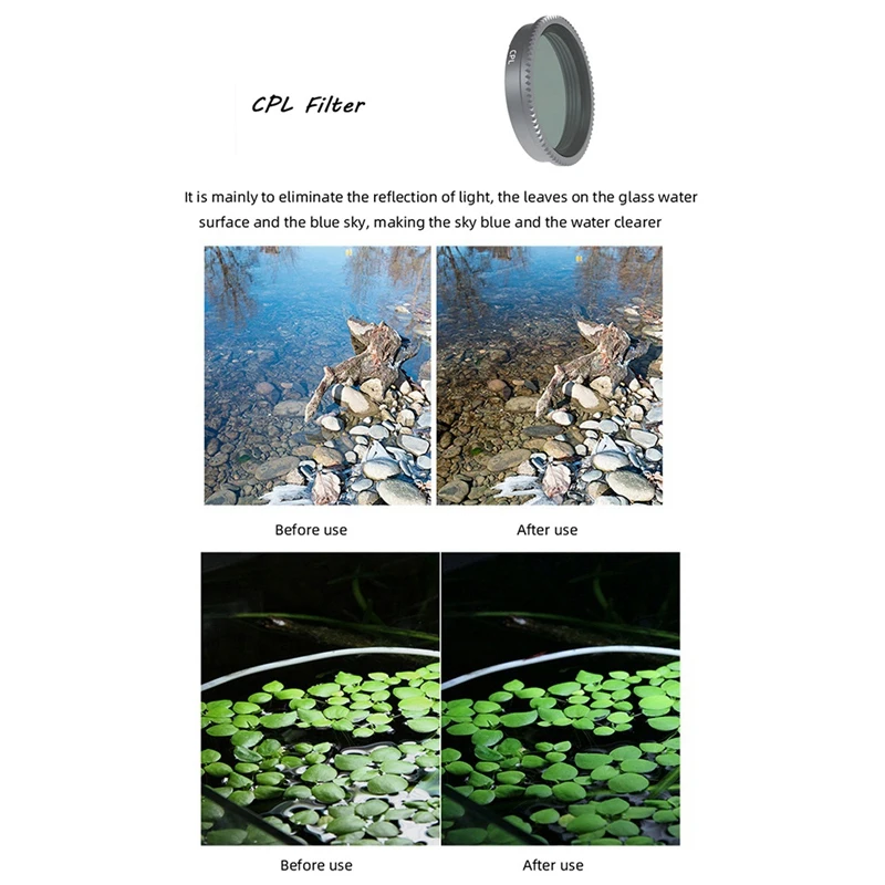 Для Insta360 Go 2/3 фильтры для объектива CPL ND8 ND16 фильтр нейтральной плотности GO2 GO3