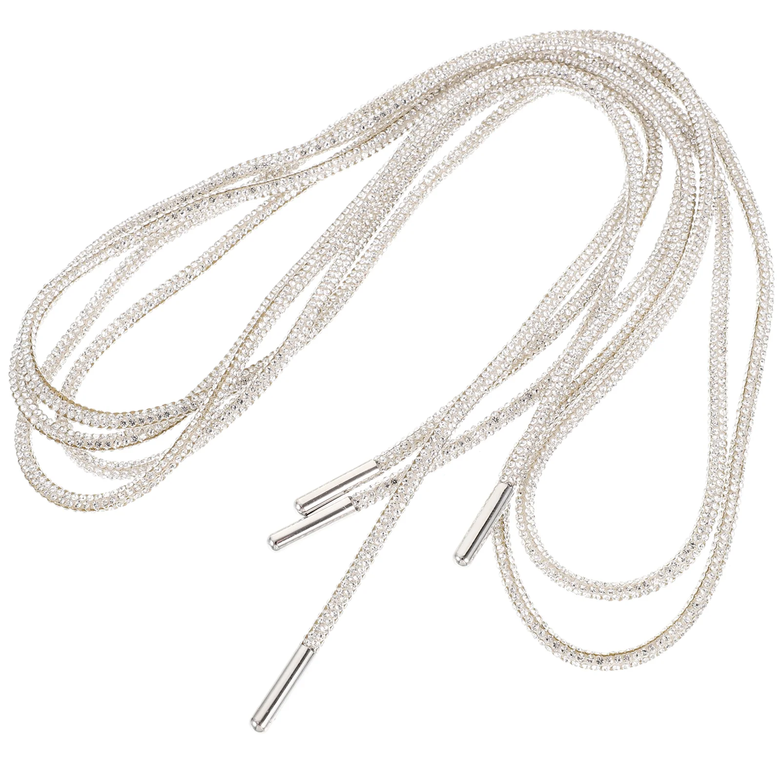 

1 Pair Glitter Shoelaces Crystal Shoe Laces Rhinestone Shoelaces Bling Shoe Laces for Sneakers