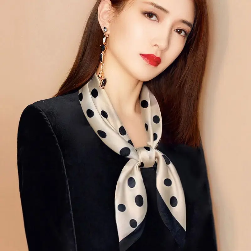 Новинка 70 маленький квадратный шарф шелковый женский корейский