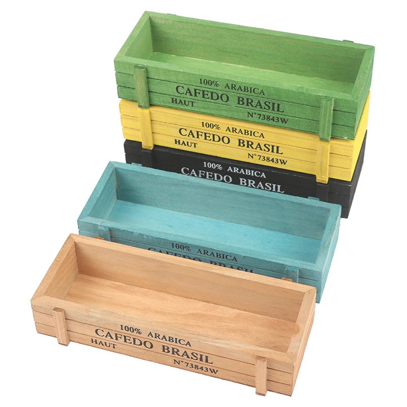 Деревянный горшок садовый для растений цветочный декоративный MicroLandscape | Дом и