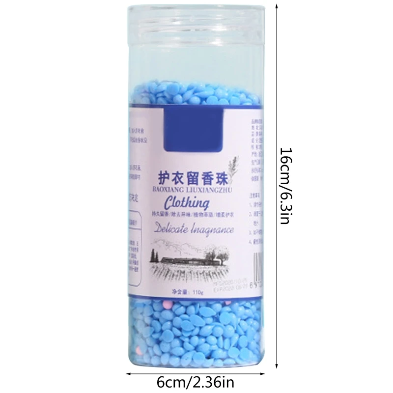 

72XD Laundry Beads 110g Bottle Long Lasting Softener Anti-static Accessory for T- shirt Sweater Cleaning Supplies