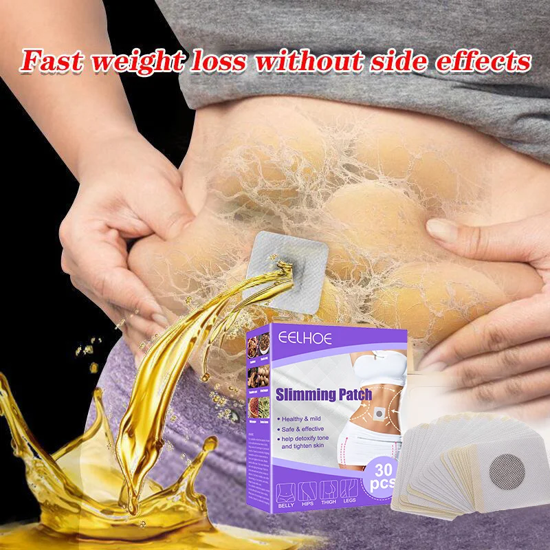 

30Pcs Extra Strong Slimming Patch Fat Burning Weight Loss Herbal Products Body Arm Belly Remove Cellulite Sticker Beauty Health