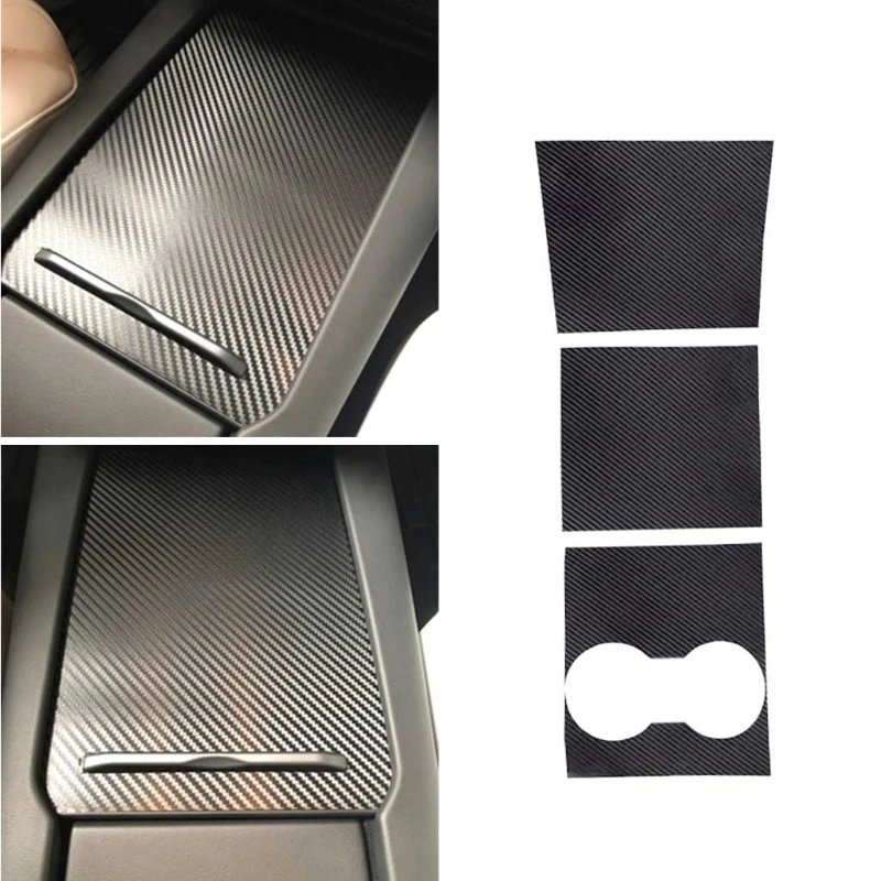 Наклейка на центральную панель управления автомобилем для модели 3/S с центральной консолью WrapSticker