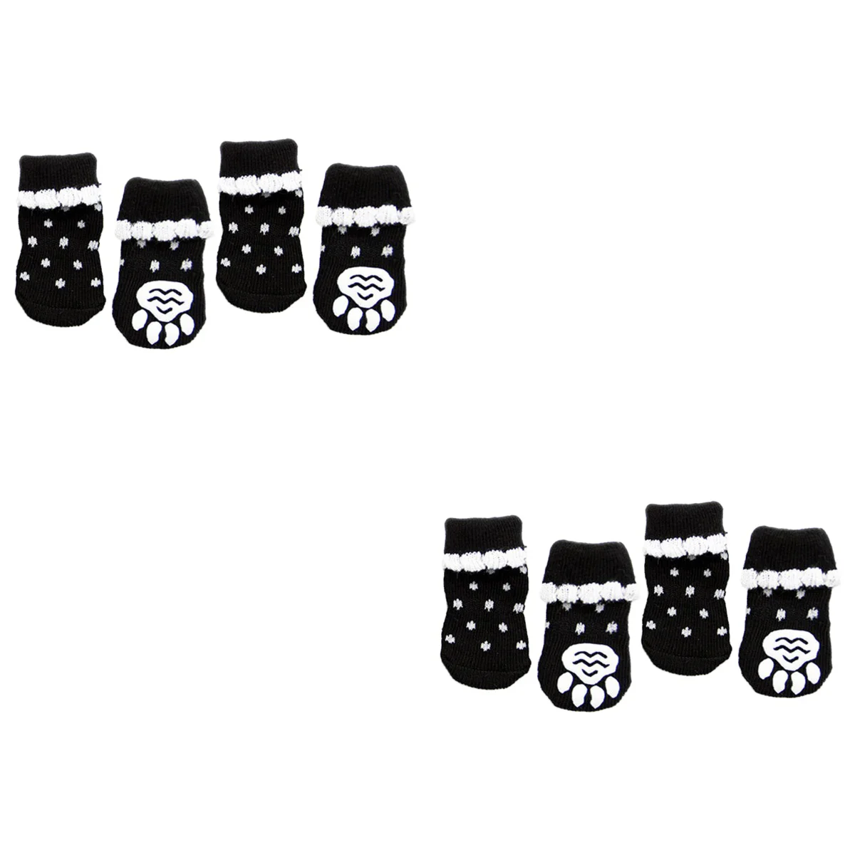 

Socks Dog Pet Pawprotection Warm Protector Covers Santa Puppy Feet Dogs Cover Foot Winter Lovely Traction Pad Snow Gripanti Non