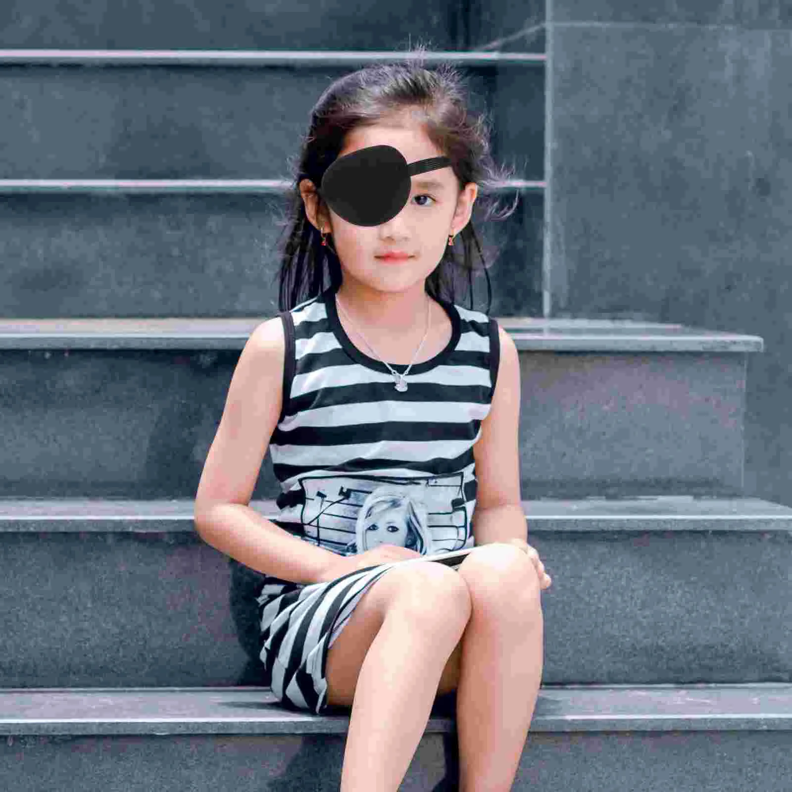

Eye Patchcoverpirate Lazy Single Amblyopia Adults Vulnerable Strabismar Treatment Glasses Full Shade Surgery Eithertreating One