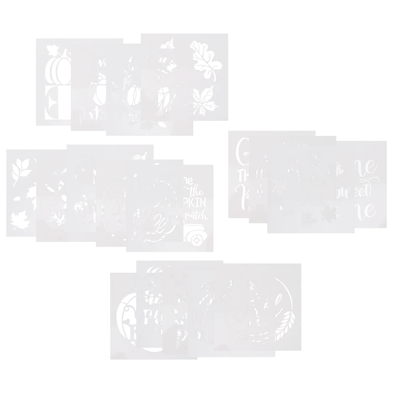 

Stencils Templates Drawing Painting Autumn Fall Harvest Pumpkin Halloween Thanksgiving Seasonal Scrabooking Themed Stencil