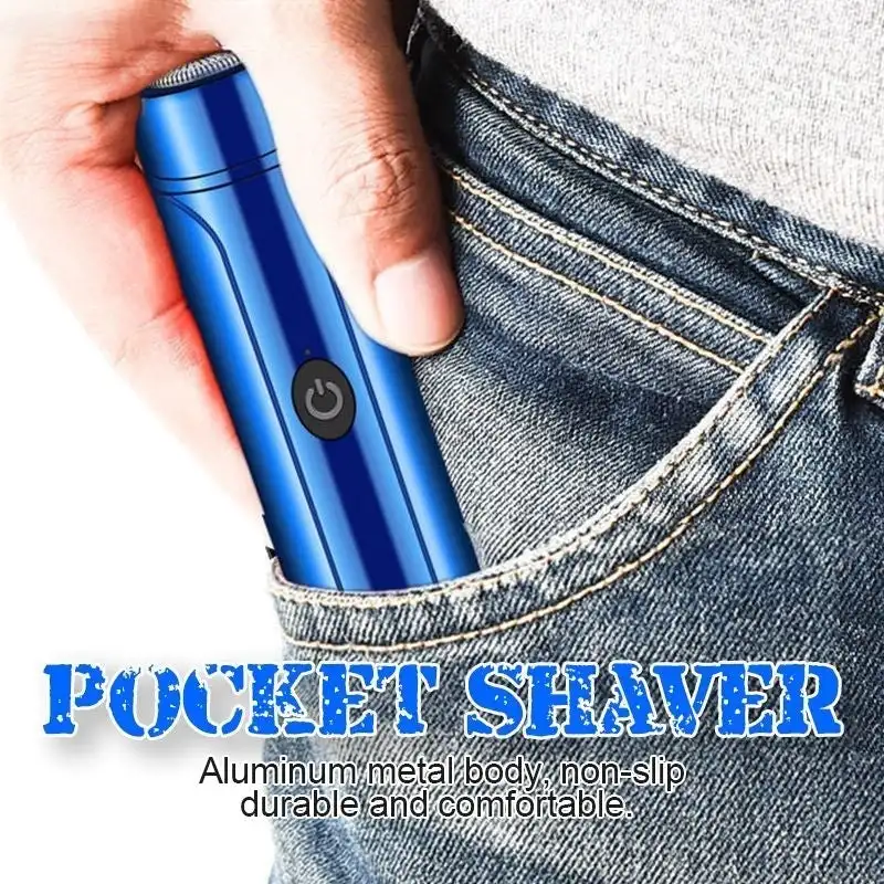 Mini Portable Electric Shaver USB Charging Shavers IPX7 Waterproof Pocket Razor Aluminum Alloy Fast Tool |