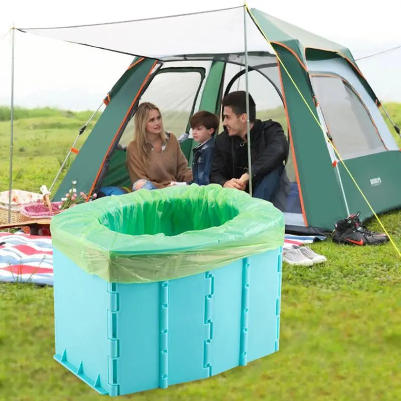 

Детский складной дорожный туалетный портативный складной аварийный горшок