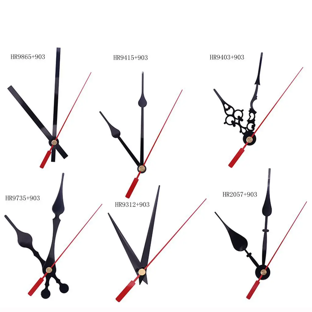 10 наборов/партия Кварцевые Металлические Часы-стрелки