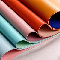 40x137cm 1 8mm thick double sided different color leather fabric pvc artificial synthetic leather for wallet belt diy accessory