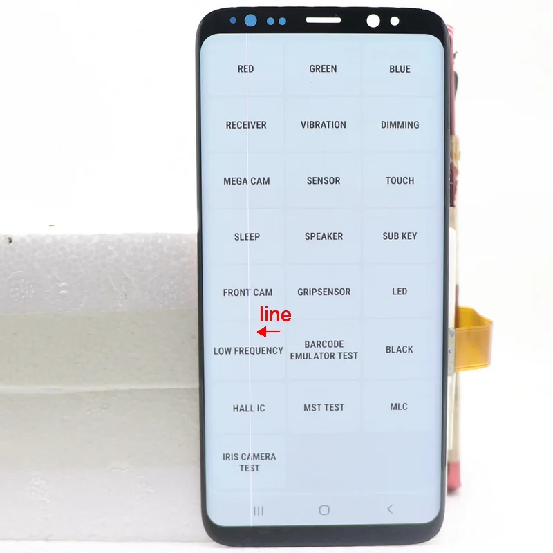 Фото ORI 120HZ AMOLED LCD-дисплей для Samsung Galaxy S8 G950, сенсорный экран в сборе №3