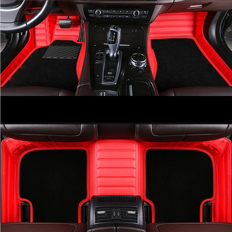 

Custom leather car floor mat for KIA K1 K2 K3 K4 K5 Kia rio Cerato Sportage Optima Maximacar car styling car accessorie