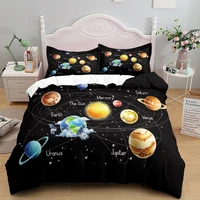 kids bedding set 3d galaxy duvet cover set twin king size bed linen set for adults 200x230cm 34 pcs comforter cover bedclothes