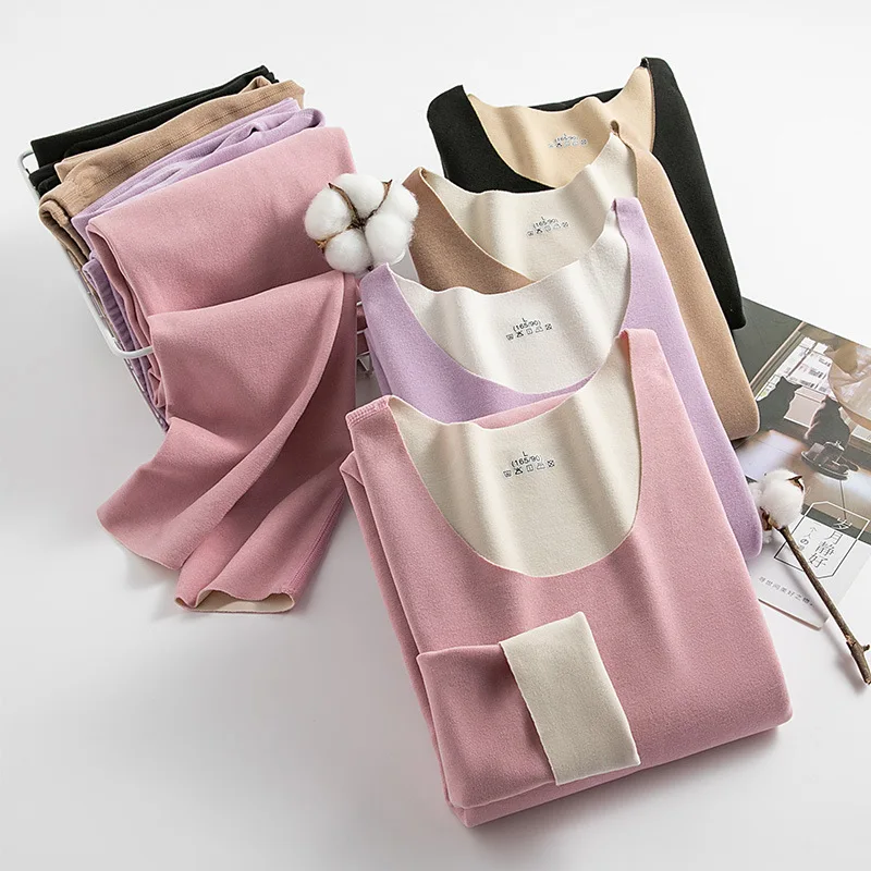 Women's Winter Thermal Underwear Top Women's Thermal Underwear Women 2022 Thermo Clothing Ladies Plus Size Thermal Shirt Women