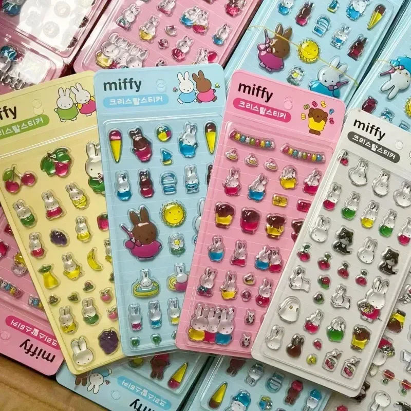 В наличии: 3D-наклейки Miffy из смолы, мультяшные аниме-стикеры, декоративные наклейки для скрапбукинга и ноутбуков, милые украшения-стикеры (art.: 3920dbb6edbcc) - 3920dbb6edbcc