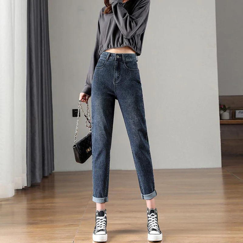 

Женские модные джинсы, Свободные мешковатые джинсы в уличном стиле для девочек, женские шаровары, одежда из денима, 2022