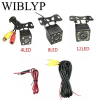 car rear view camera 4812 led night vision waterproof 170 wide angle backup parking reverse camera for car