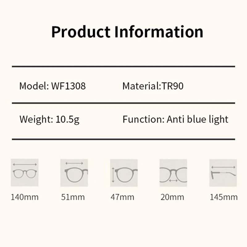 KatKani Сверхлегкая ретро большая круглая оправа для очков женская мода гибкая TR90