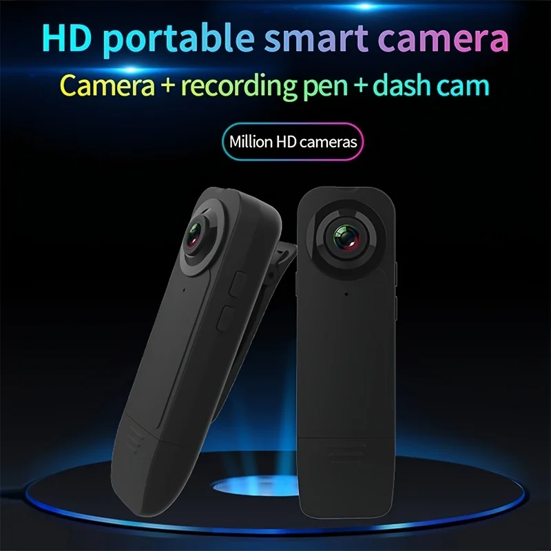 

1pc Portable HD 1080P Mini Camera With Night Action Detection Is Suitable For Small Security Cameras Other Than Home Cameras